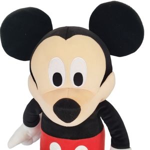 Disney Mickey Mouse Jumbo large Plush Stuffed Animal 27 Inches EUC Clean